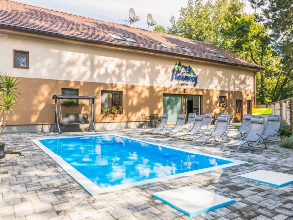 Pobyt 300 m od zámku Lednice v Penzióne Harmony s raňajkami, vonkajším bazénom a privátnym wellness + drink
