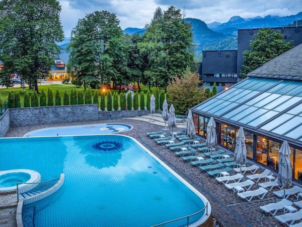 Slovinsko pri NP Triglav a jazere: Bohinj Eco Hotel ****+ s polpenziou, aquaparkom, wellness i saunovým svetom