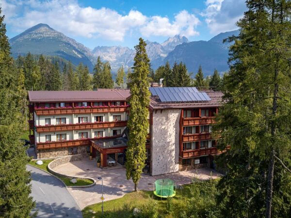 Relax vo Vysokých Tatrách: Štrbské Pleso vo Wellness Hoteli Borovica **** s polpenziou + bazény, sauny a masáž