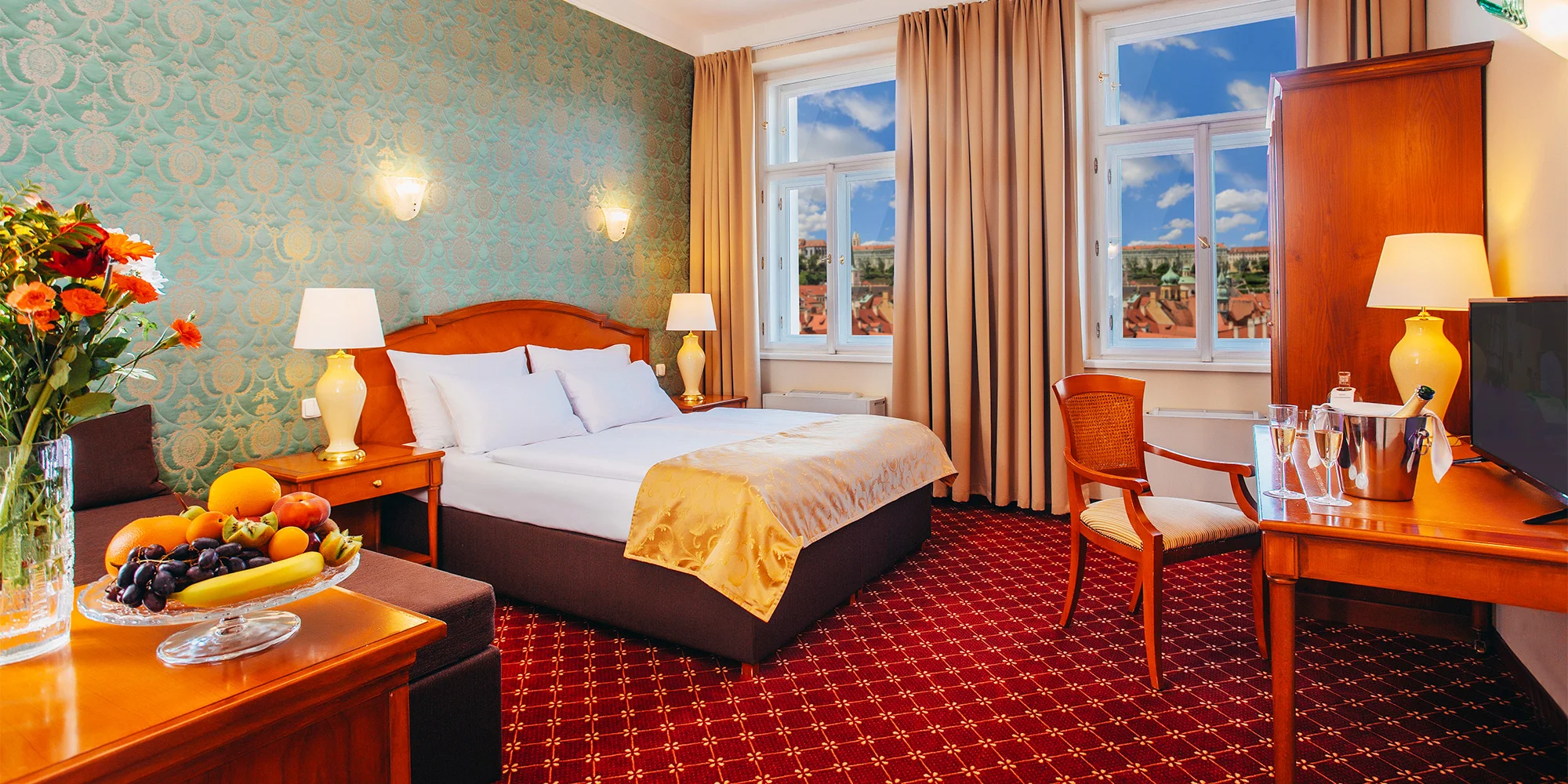 Pobyt v centre Prahy: elegantný 4* hotel s raňajkami, 10 minút od Václavského námestia