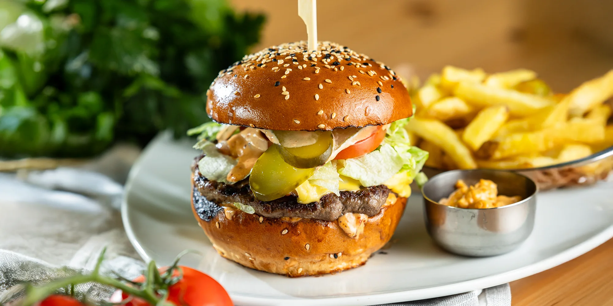 Burger a hranolčeky pre 1 alebo 2 osoby – Obrázok 4