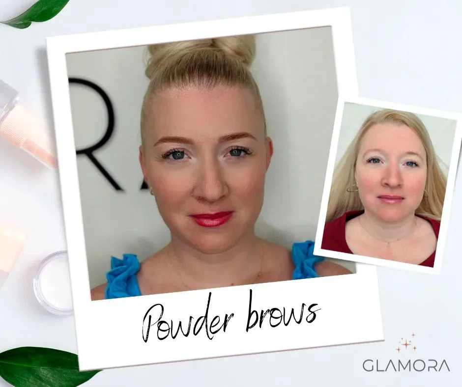Púdrové obočie v GLAMORA Beauty Salon: Prirodzený permanentný make-up – Obrázok 6