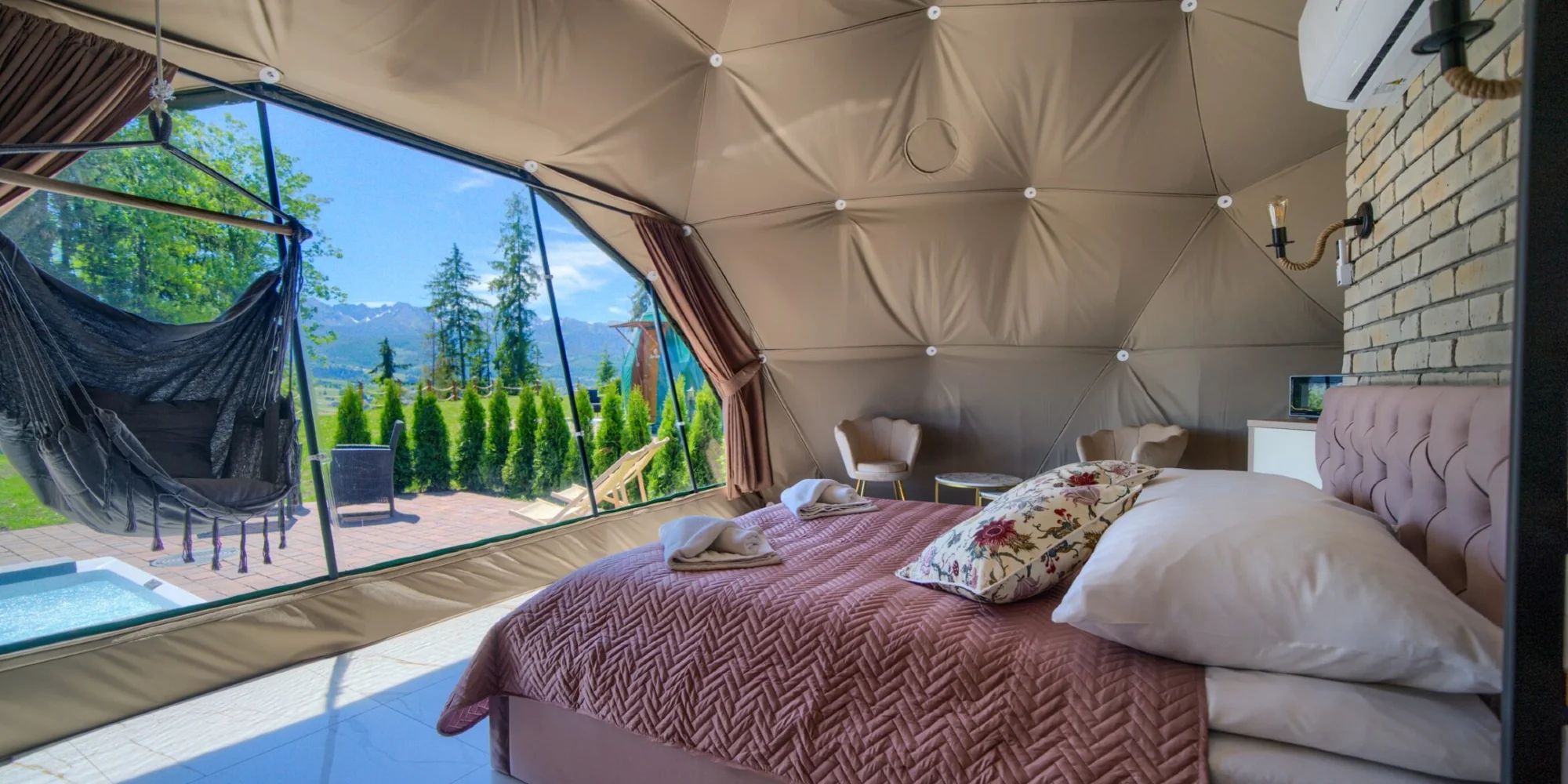 Romantický glamping s vonkajšou vírivkou len kúsok od Zakopaného – Obrázok 6