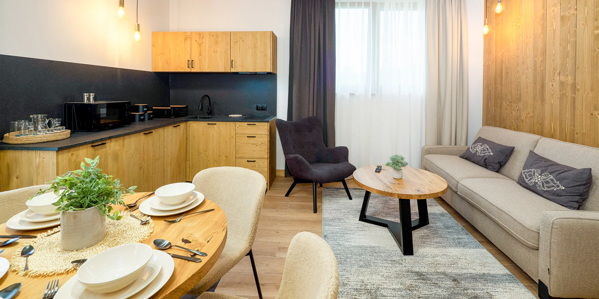 Komfortné apartmány s privátnou kuchynkou a wellness v Białke Tatrzańskej