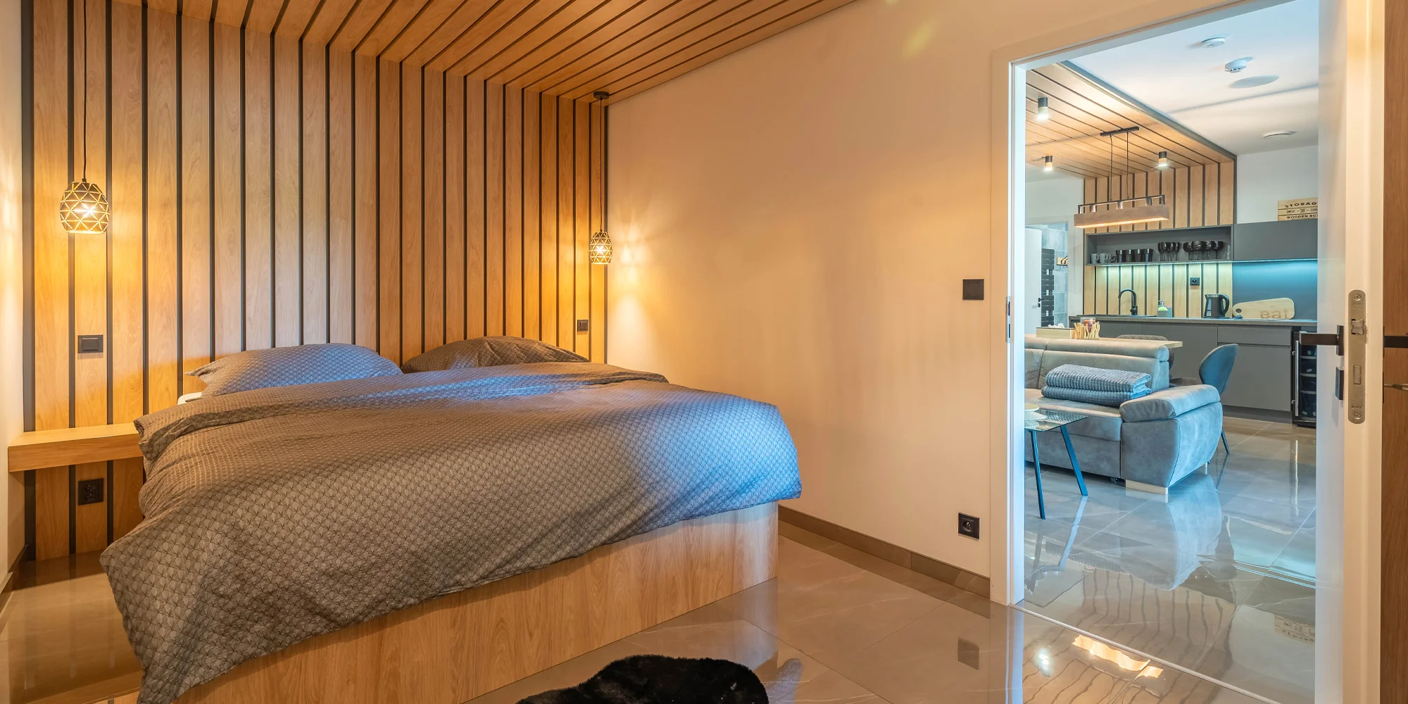 Dizajnovo zariadený dom s wellness len pre vás: 2 spálne, vírivka, sauna a kapacita až 6 osôb – Obrázok 3
