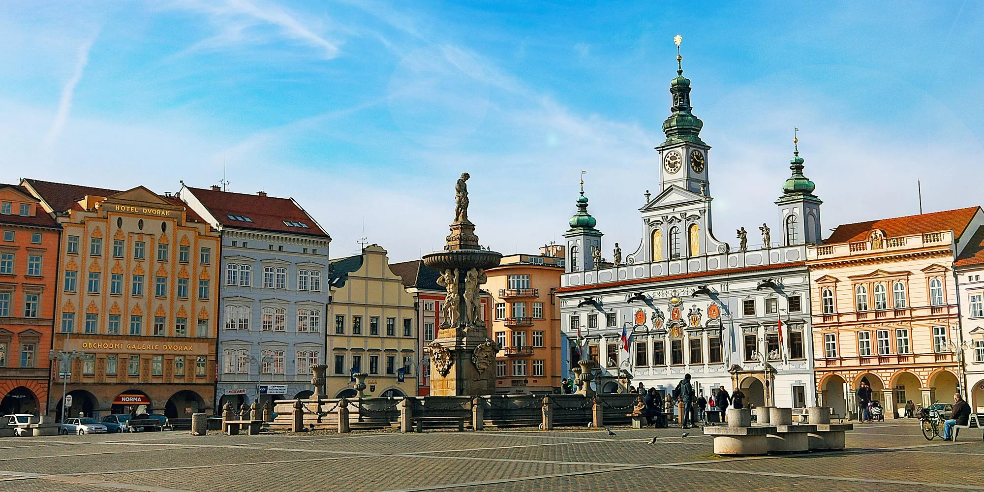 Pobyt v centre Českých Budějovíc: hotel priamo na námestí a bufetové raňajky