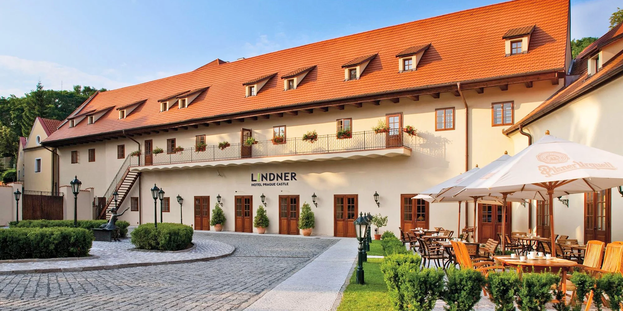 Historický hotel pri Strahovskom kláštore: raňajky, sauna, možnosť snacku aj drinku