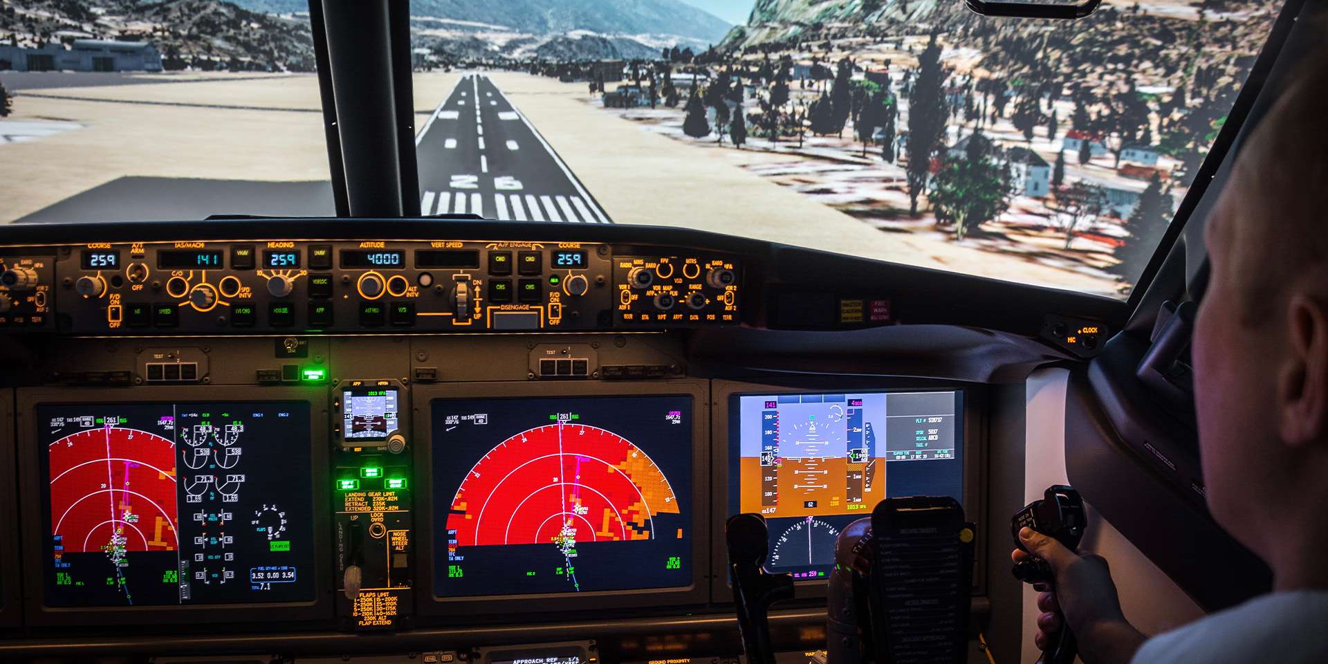 Let na realistickom leteckom simulátore B738-M v Leteckom tréningovom centre v Poprade – Obrázok 5