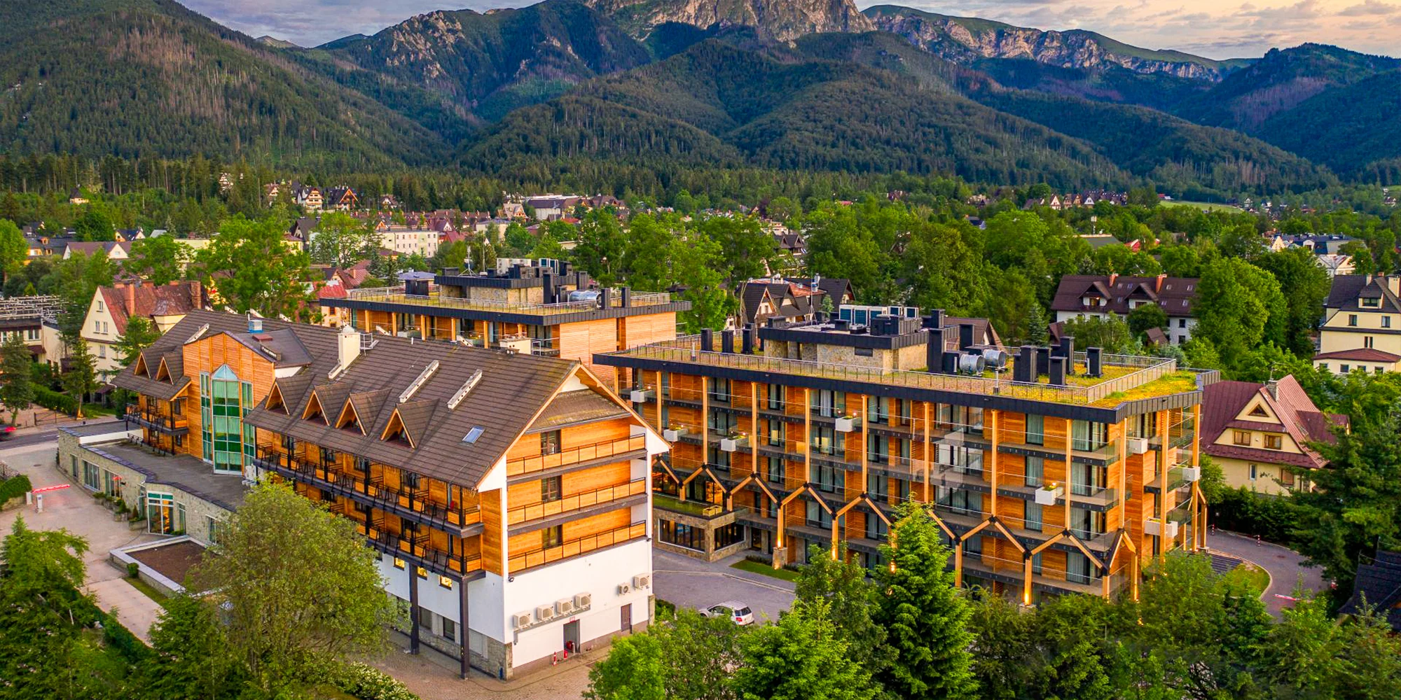 5* rezort ocenený michelinským kľúčom v Zakopanom s wellness, stravou a výhľadom na hory