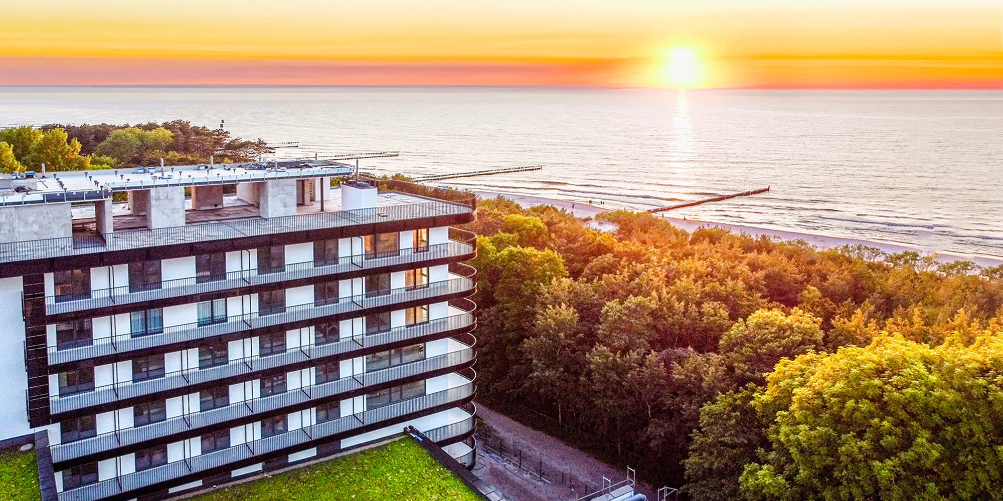Kúpeľný hotel medzi Baltským morom a jazerom Jamno: neobmedzený wellness aj polpenzia