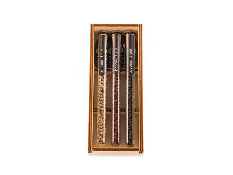 Darčeková sada kampotského korenia (3 × 12 g)
