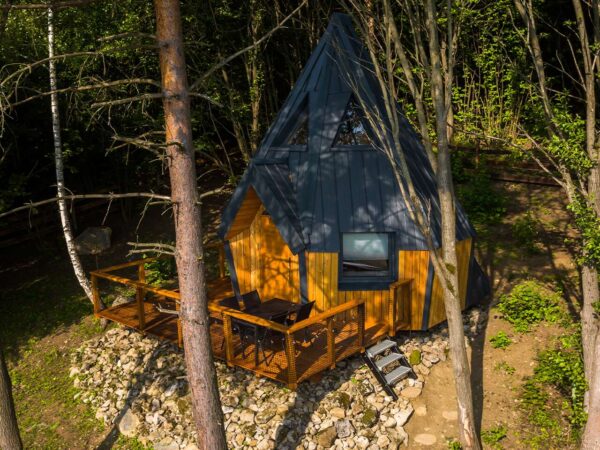 Luxusný únik do prírody v Diamond Cabin Orava s raňajkami a fínskou saunou