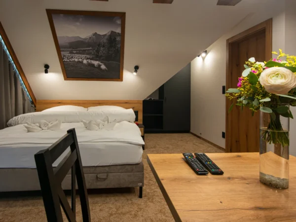 Rodinný penzión s nádherným výhľadom na Belianske Tatry: raňajky a neobmedzený wellness