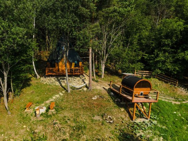 Luxusný únik do prírody v Diamond Cabin Orava s raňajkami a fínskou saunou