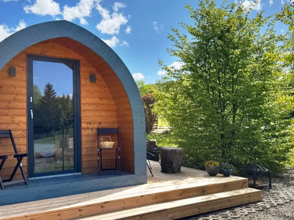 Pobyt pri obore s danielmi v Lužických horách: tiny house pre 2 osoby