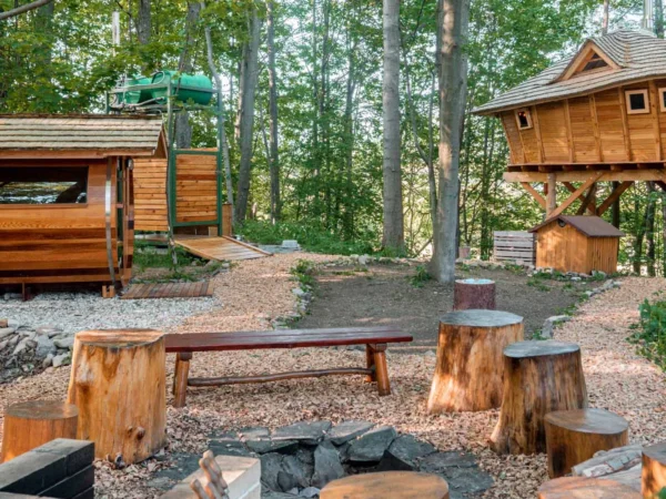 Treehouse v obci Dolní Morava: privátna vírivka, fínska sauna aj gril až pre 4 os.