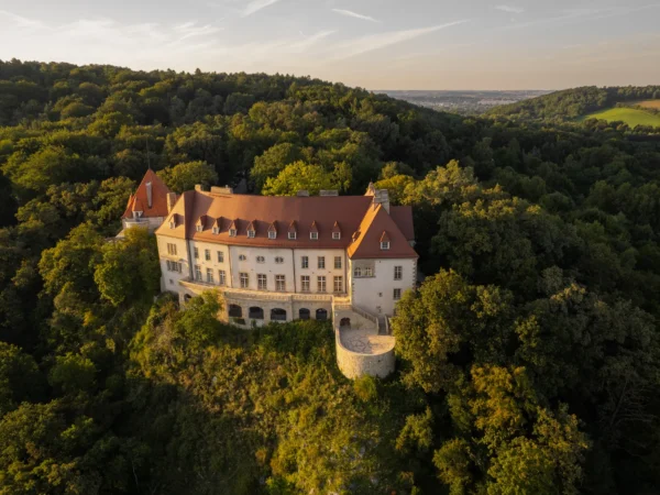 Michelinom ocenený 5* zámok: panoramatický výhľad na Krakov, raňajky aj polpenzia