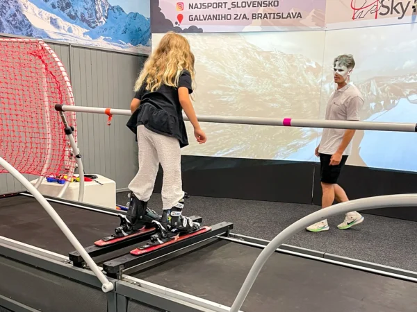 Individuálny tréning s trénerom na lyžiarskom simulátore