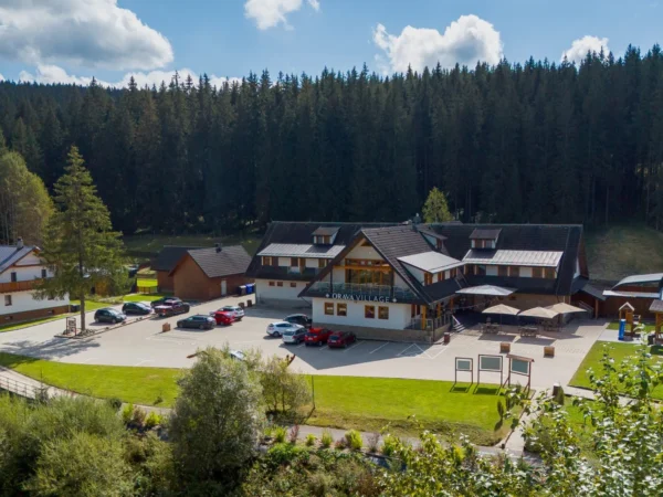 Pobyt v rodinnom penzióne Orava Village v Oravskej Lesnej s polpenziou a wellness