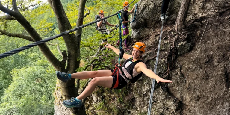 Via ferrata Dve veže Liptovské Revúce: skupinový ferratový kurz so sprievodcom