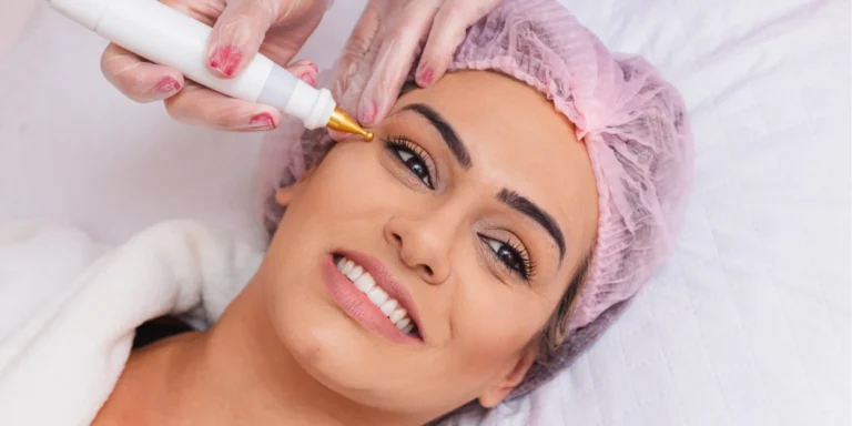 Korekcia horných alebo dolných viečok či lifting čela a tváre plazmovým oblúkom
