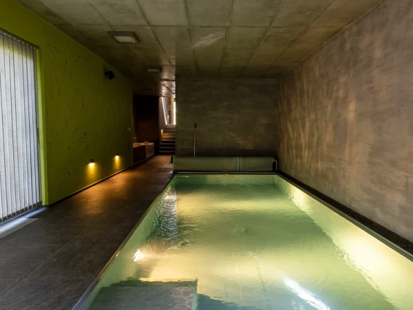 Moderný apartmán s vlastným wellness, bazénom a krbom vo Veľkých Popoviciach