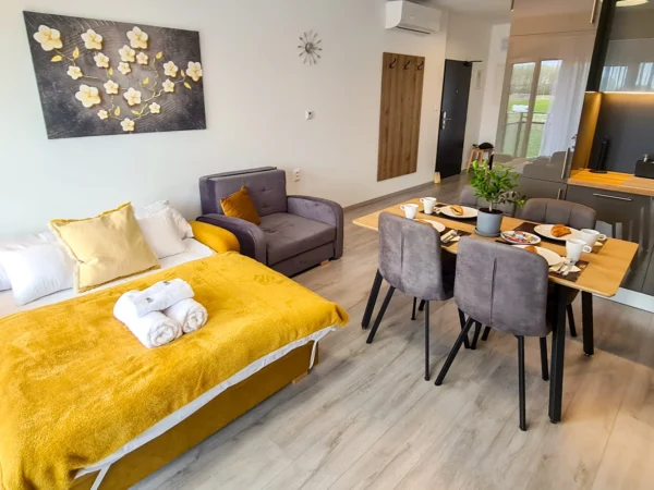 Apartmány s terasou, stravou a vlastným vstupom do Thermalparku Dunajská Streda