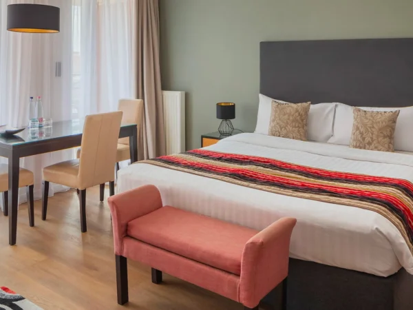Oceňovaný rodinný apartmánový hotel v Budapešti: priestranné apartmány s terasou aj raňajkami