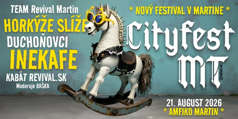 Vstupenka na nový hudobný festival v Martine: Horkýže Slíže, Iné Kafe aj Duchoňovci