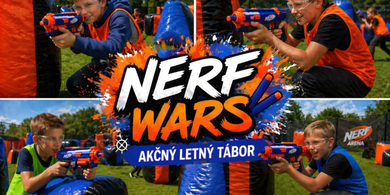 5-dňový detský denný tábor Nerf Wars pre deti od 5 do 12 rokov