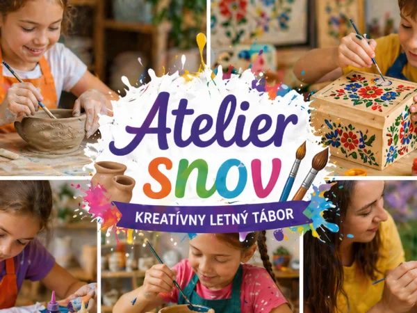 Ateliér snov: 5-dňový denný tábor plný tvorivosti pre deti